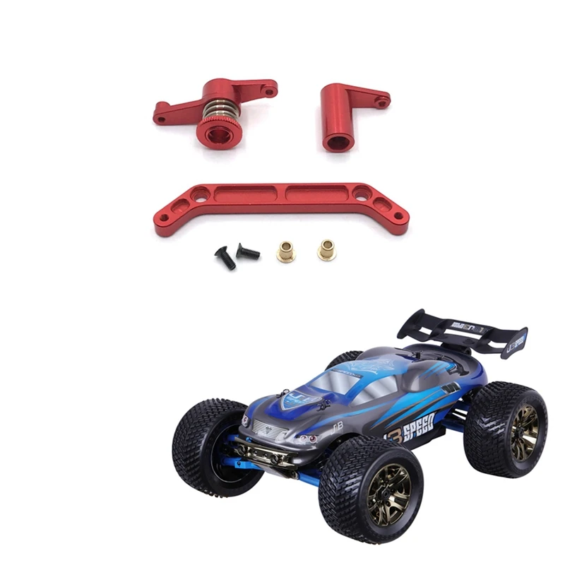 Set sterzo in metallo Set manovella sterzo per JLB Racing CHEETAH 11101 21101 J3 Speed 1/10 RC Car Aggiornamenti RC, 1