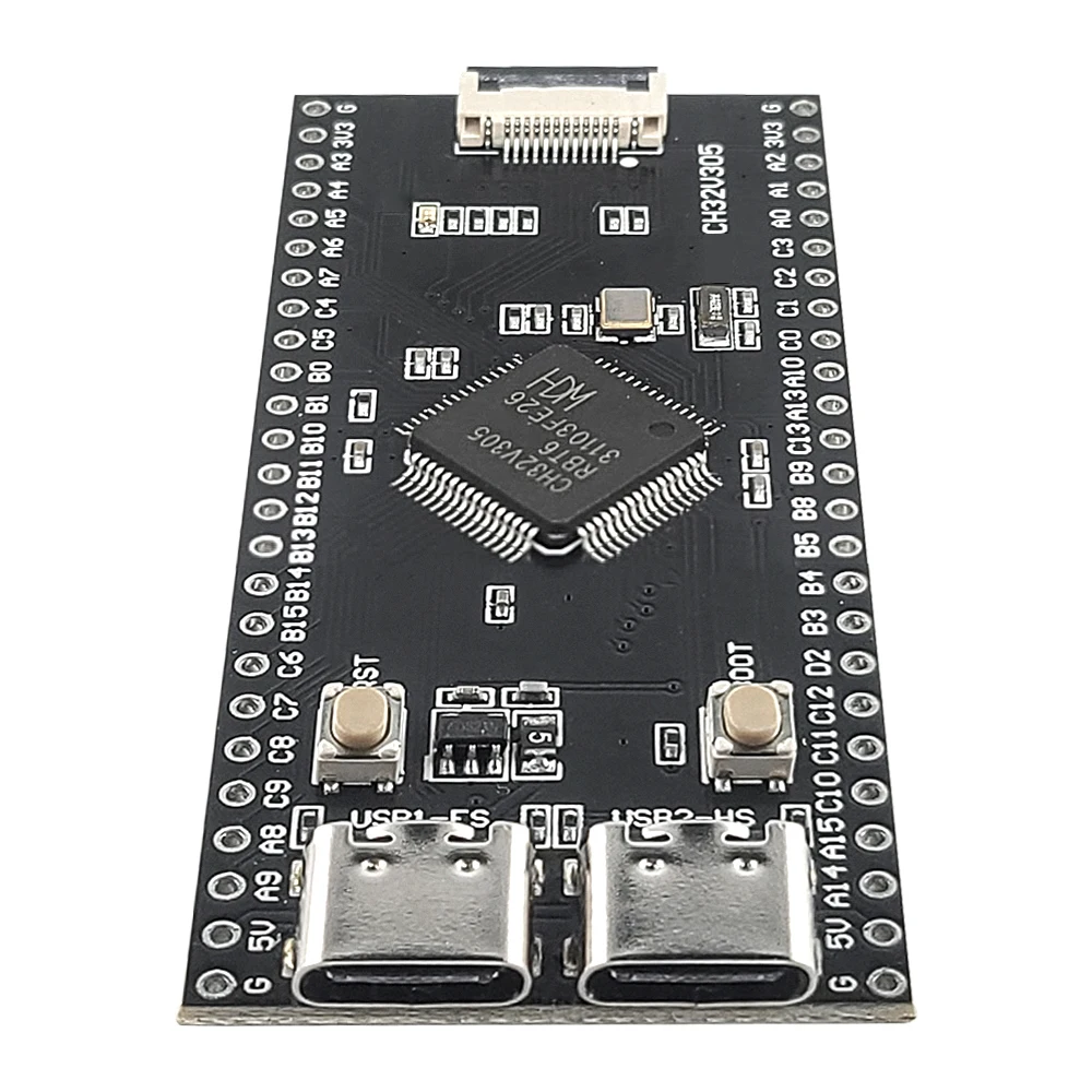 Panneau de développement CH32V305 Système minimum 8MHz Panneau de base RISC-V les touristes à source ouverte TYPE-C FPC 12PIN CH32V305RBT6