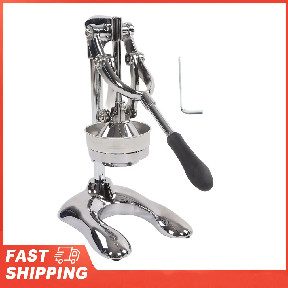 

Fruit Squeezer Manual Press Juicer Stainless Steel Separate Design Hand Pressed Fruit Juicer Fruit Squeezer with U Shaped Base