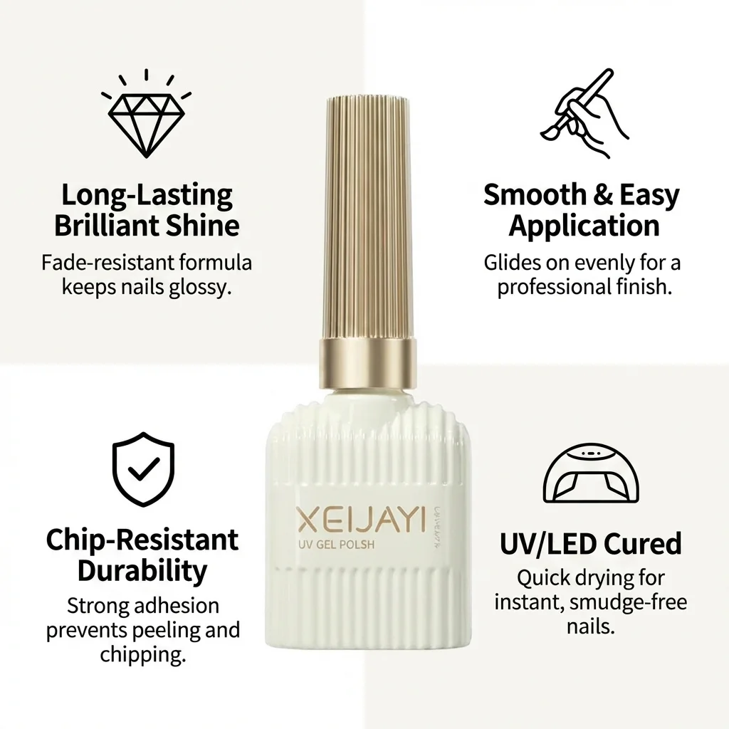 Neue Trendige Nude Gel-Nagellack-Serie Hautfreundlich Aufhellend Abziehbarer UV/LED Gel-Lack für Maniküre Zuhause Salon DIY – Detail 5