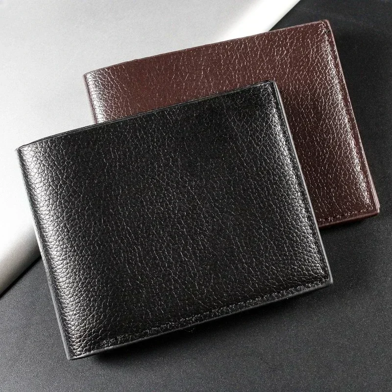 

Men multifunctional Wallet Genuine Leather Men Wallets Premium Product Real Cowhide for Man Short Black Walet Portefeuille Homme