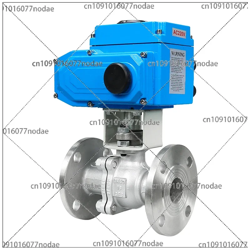 2 Way Machine Flange Ball Valve Stainless Steel Electric Motorized Ball Valve with Electric DN25 Actuator