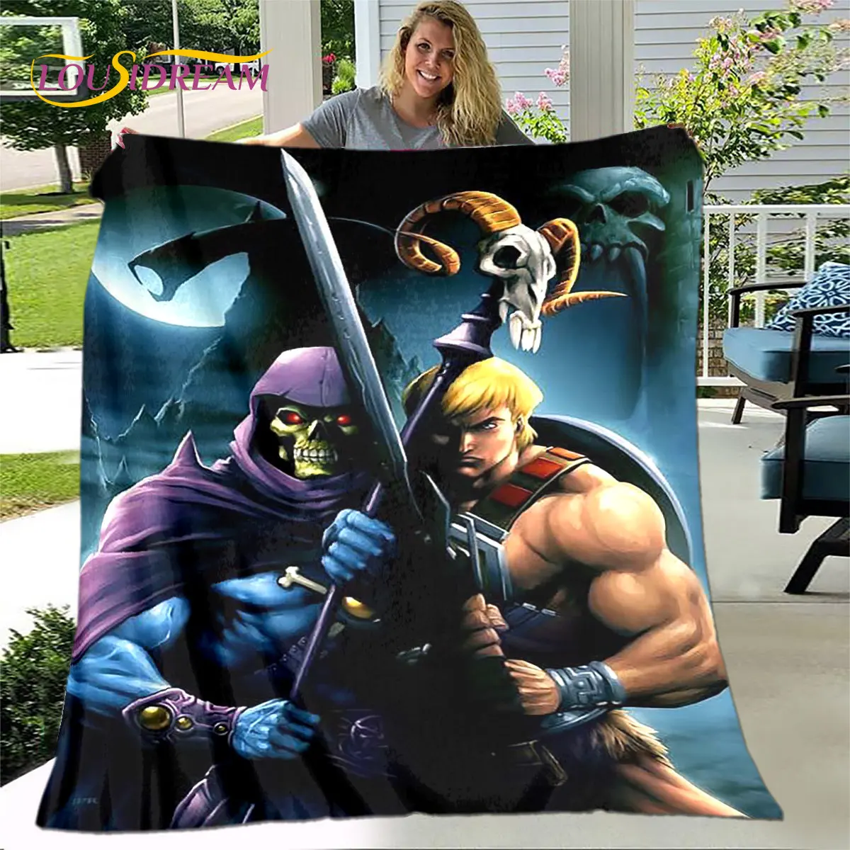 Ông Người Chủ Của Vũ Trụ, Chất Liệu Mềm Mại, Chăn, dép Nỉ Chăn Ném Chăn Cho Phòng Ngủ Phòng Khách Sofa Giường Dã Ngoại Bao