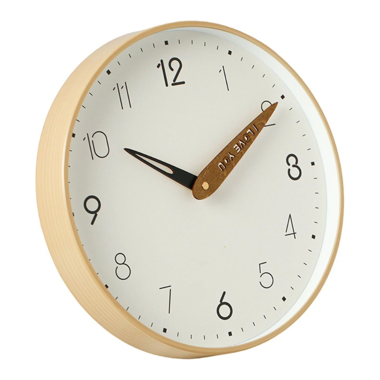 Nordic Silent Wall Clock Featuring Clean Lines and Contemporary Aesthetic for Home Office or Study Space Diameter 20 cm