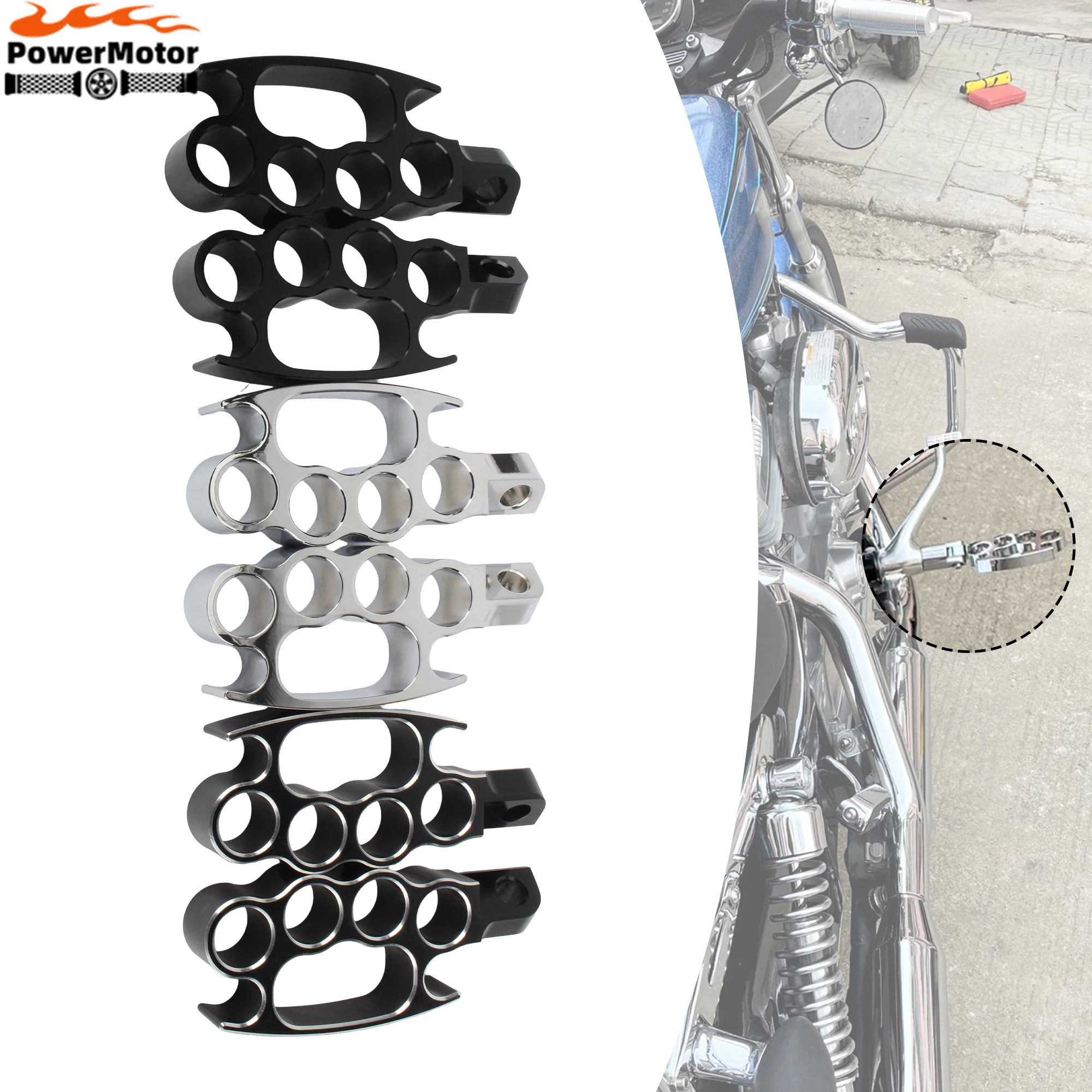 

Enduro Universal Motorcycle CNC Foot Pegs for Harley Dyna Softail Sportster XL 883 Motocross Rests Footpegs Modification Parts