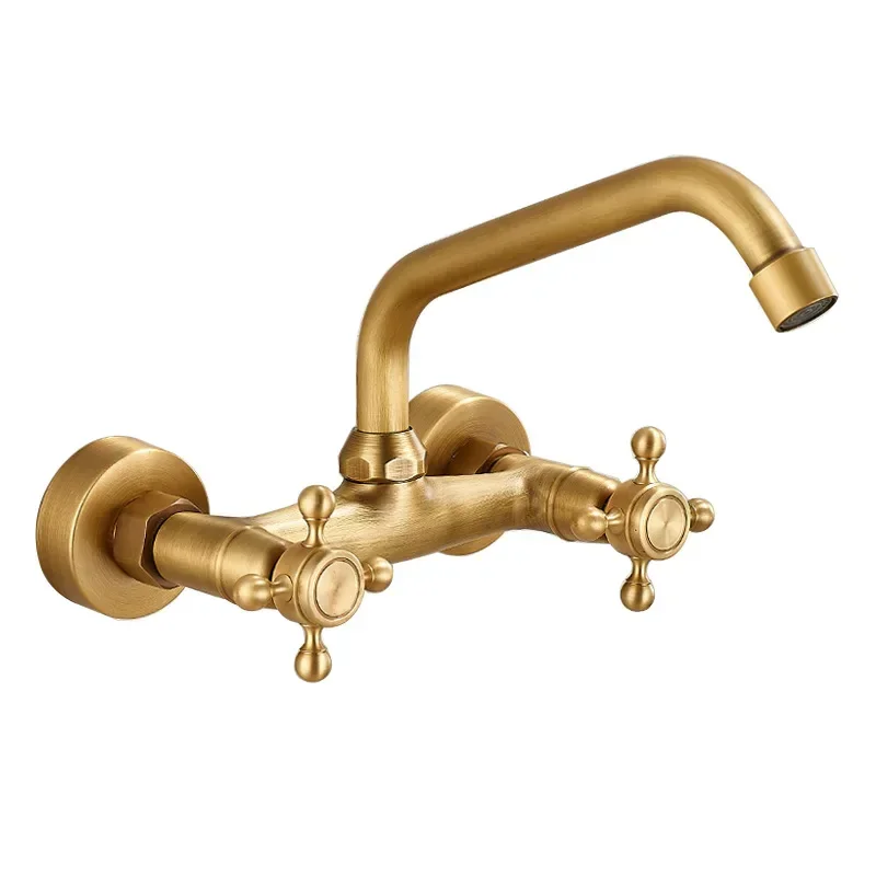 

Bronze into the wall type, wall water outlet all copper antique wall-mounted type, hot