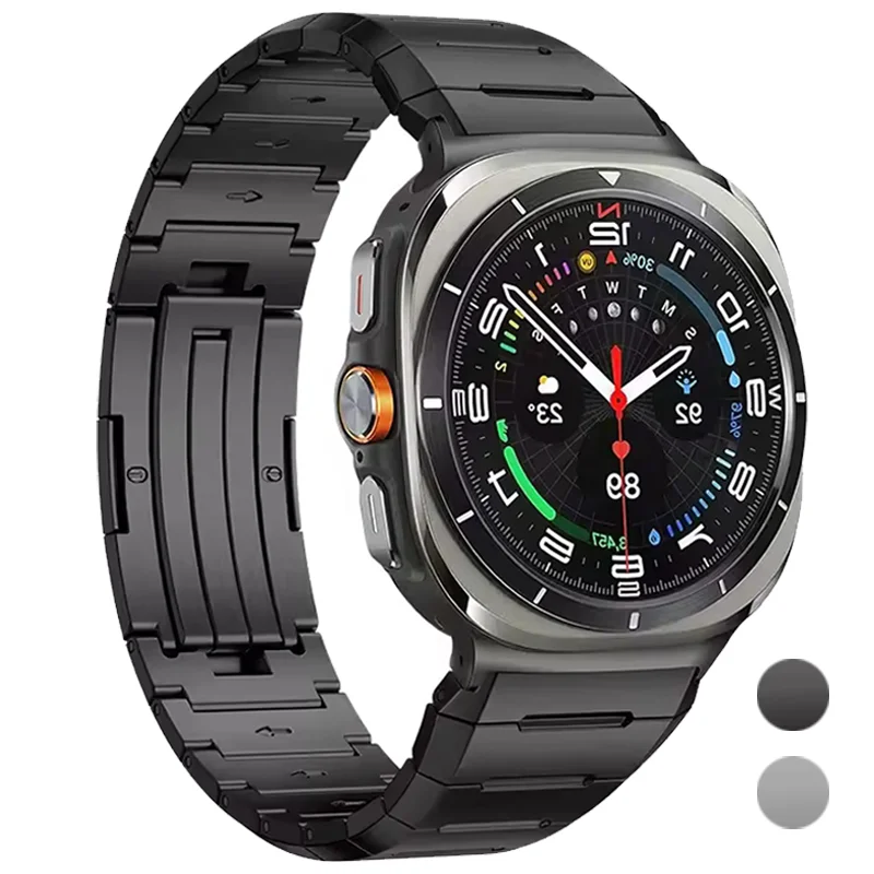 

Luxury Stainless Steel Metal Strap for Samsung Galaxy Watch Ultra 47mm No Gaps Band Bracelet for Galaxy 7 Ultra Wristband Correa