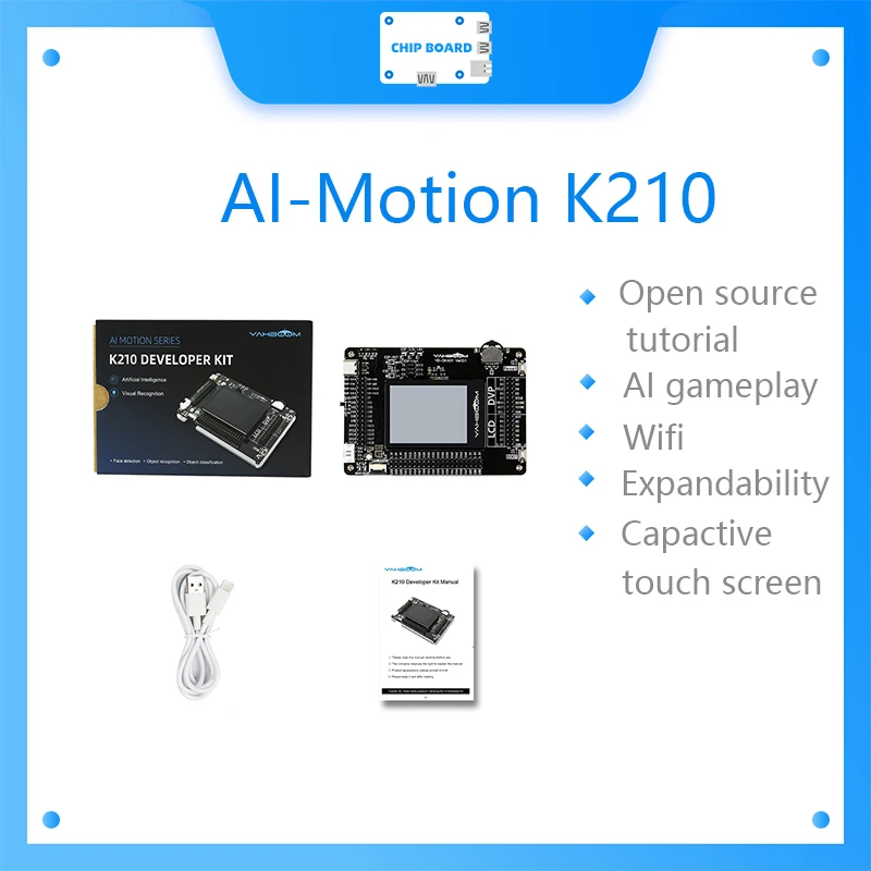 Yahboom AI-Motion K210 Development Board Kit With Machine Vision / RISC-V Face Recognition Camera