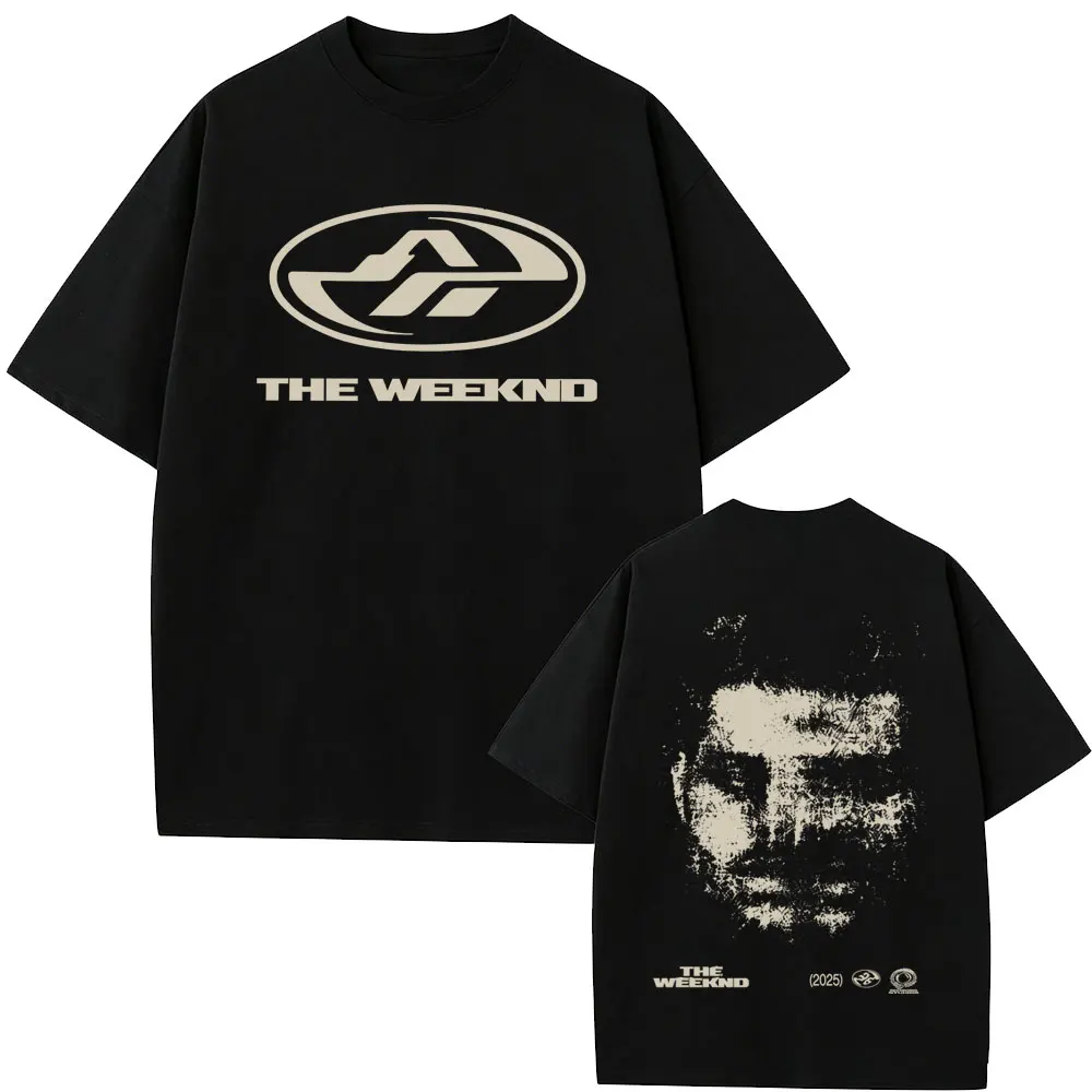 Limited Rapper The Weeknd After Hours Til Dawn with Playboi Carti Tour 2026 T Shirt Men Women Hip Hop Fashion Pop Music T-shirt