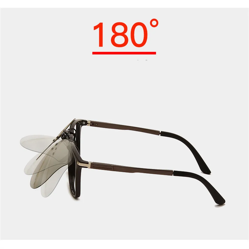 Gafas de Sol con Clip Polarizado, Gafas de Sol con Volteo hacia Arriba, Gafas de Conducción Fotocromáticas, Gafas de Sol con Espejo, Gafas de Visión Nocturna para Pesca