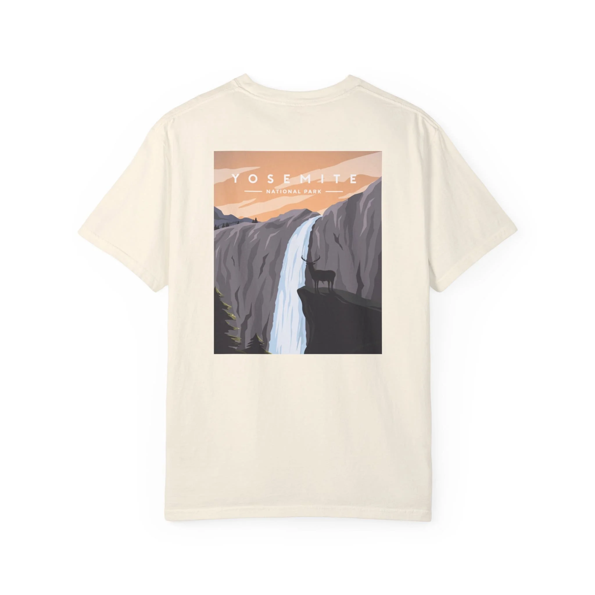 Yosemite National Park Garment Dyed T Shirt