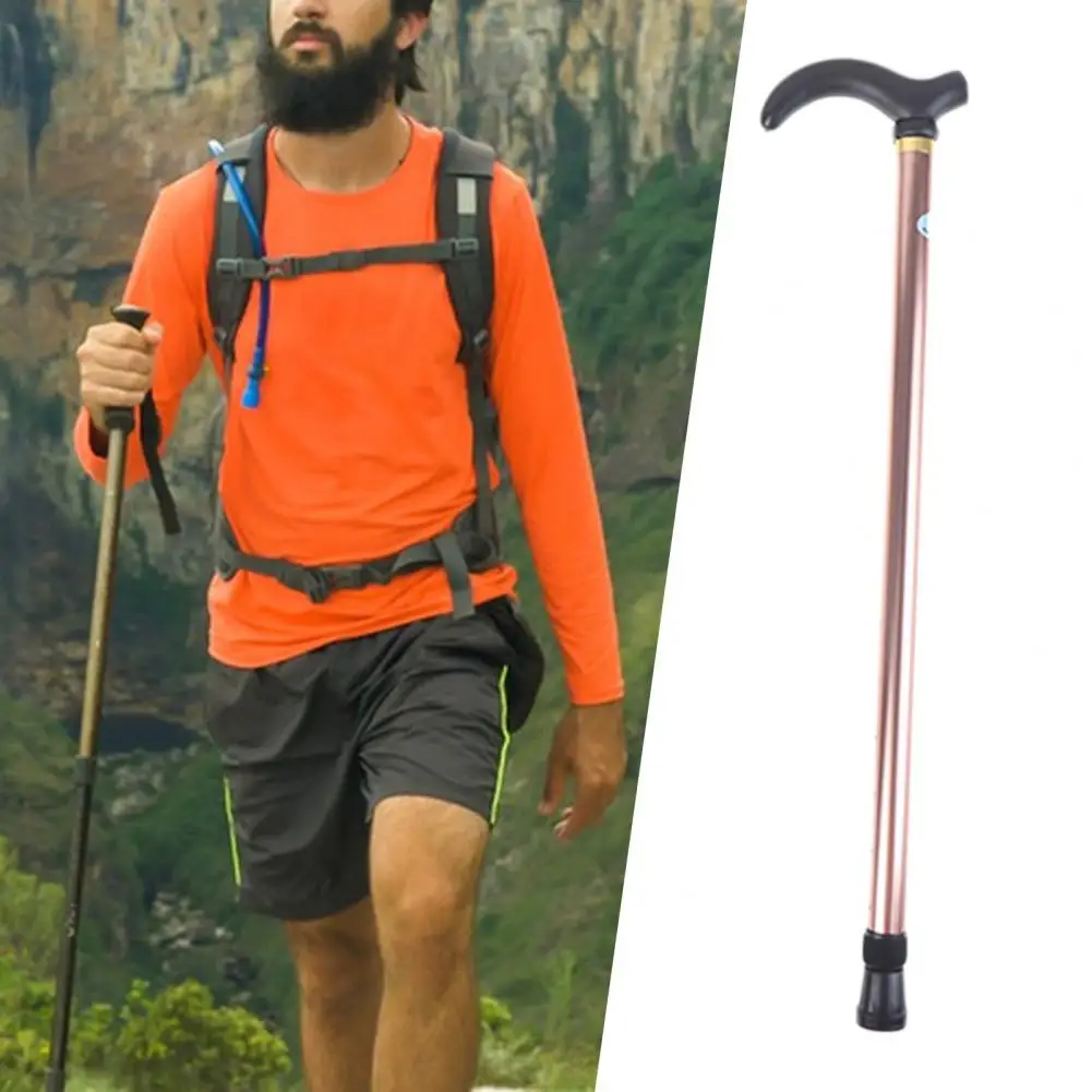 Anti-skid Walking Stick Trekking Pole Ergonomic Handle Adjustable Walking Stick for Women Men Stable Anti-skid for Comfort