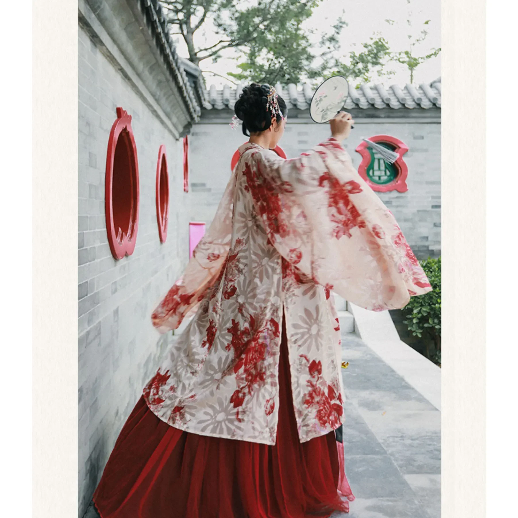 Chinese Traditional Ancient Fairy Costume 2023 Summer New Red Hanfu Dresses For Women Han Dynasty Folk Princess Stage Costume