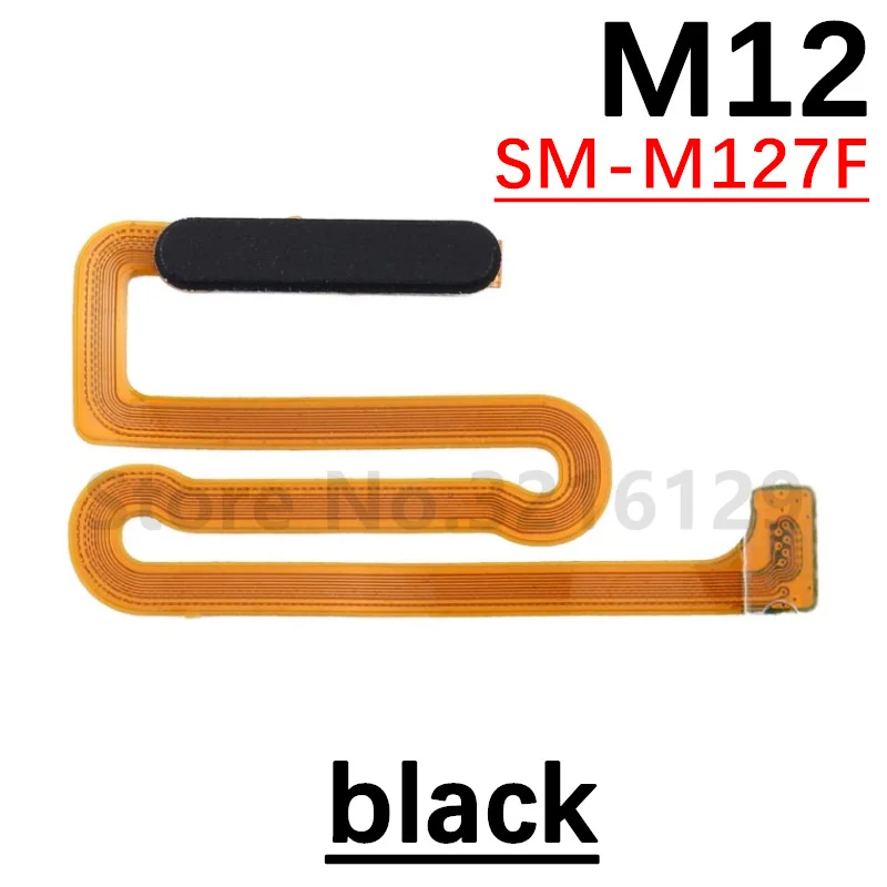 Power Home Button Menu Return Key Touch ID Recognition Fingerprint Sensor Flex Cable For Samsung Galaxy M12 M13 M14 5G