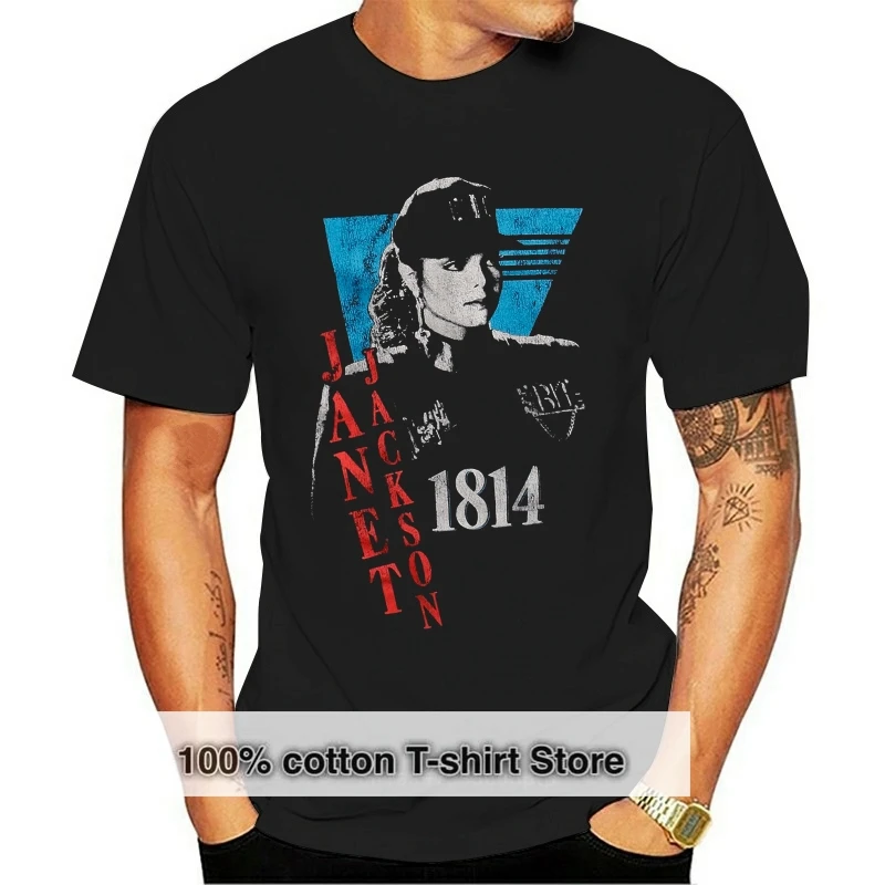 Men T shirt Fashion Cotton JANET JACKSON 1814 Funny s Gifts funny t-shirt novelty tshirt women