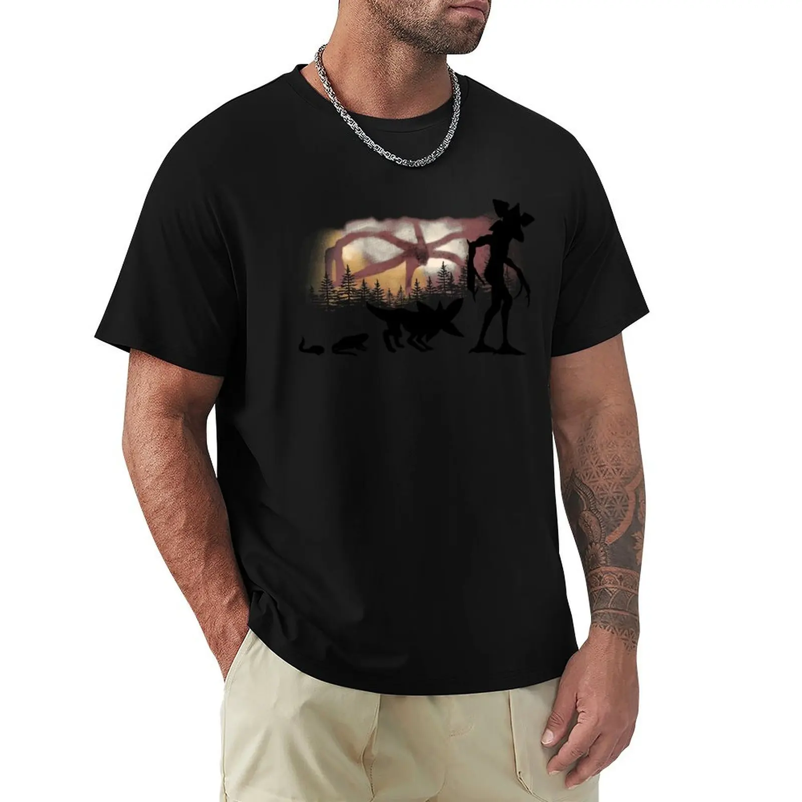 Demogorgon Evolution T-Shirt men t shirt cotton 100% T-Shirt
