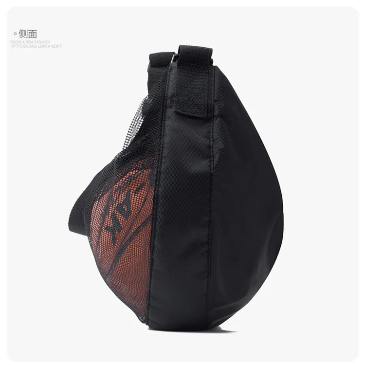 

1pc Kids Crossbody Sports Bag for Basketball Football Volleyball Size 7 Ball Storage Training Pack Basketball Player Equipment