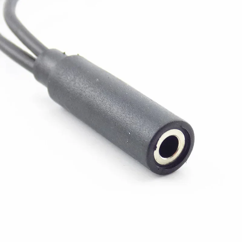 Conector fêmea rca de 3.5mm, cabo estéreo, plugue y para 2 rca, adaptador macho, conector de tomada aux de áudio 3.5 para fone de ouvido, fio de música