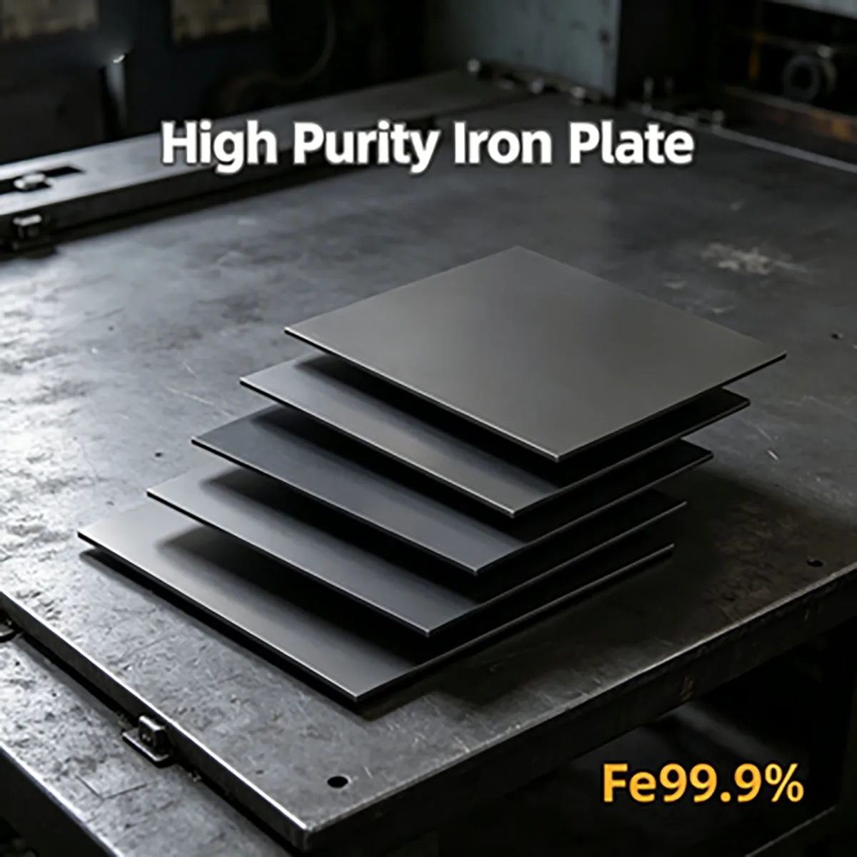 High Purity Iron Plate Iron Sheet for Scientific Research Special Metallic Material with Thickness 0.03-10mm