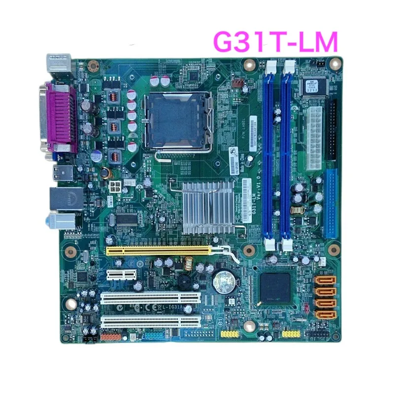 

Suitable For Lenovo T4900V M6900 Desktop Motherboard LGA 775 DDR2 G31T-LM VER:V1.0 Mainboard 100% Tested OK Fully Work