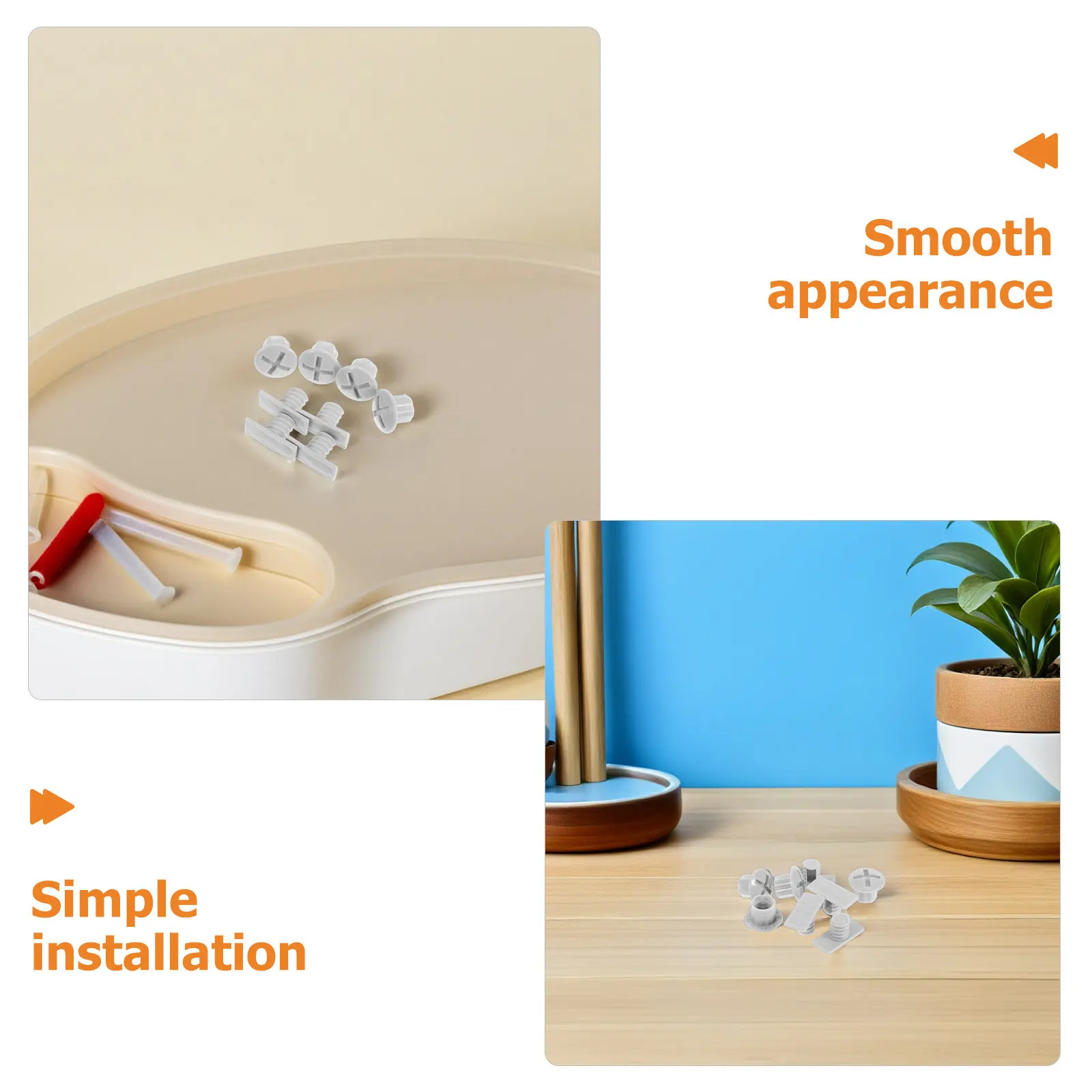 1Set Kids Slide Screw Caps Plastic Fixing Cover Replacement Safety Anti-Loosen Outdoor Playground Accessory for Children's Slide view 2