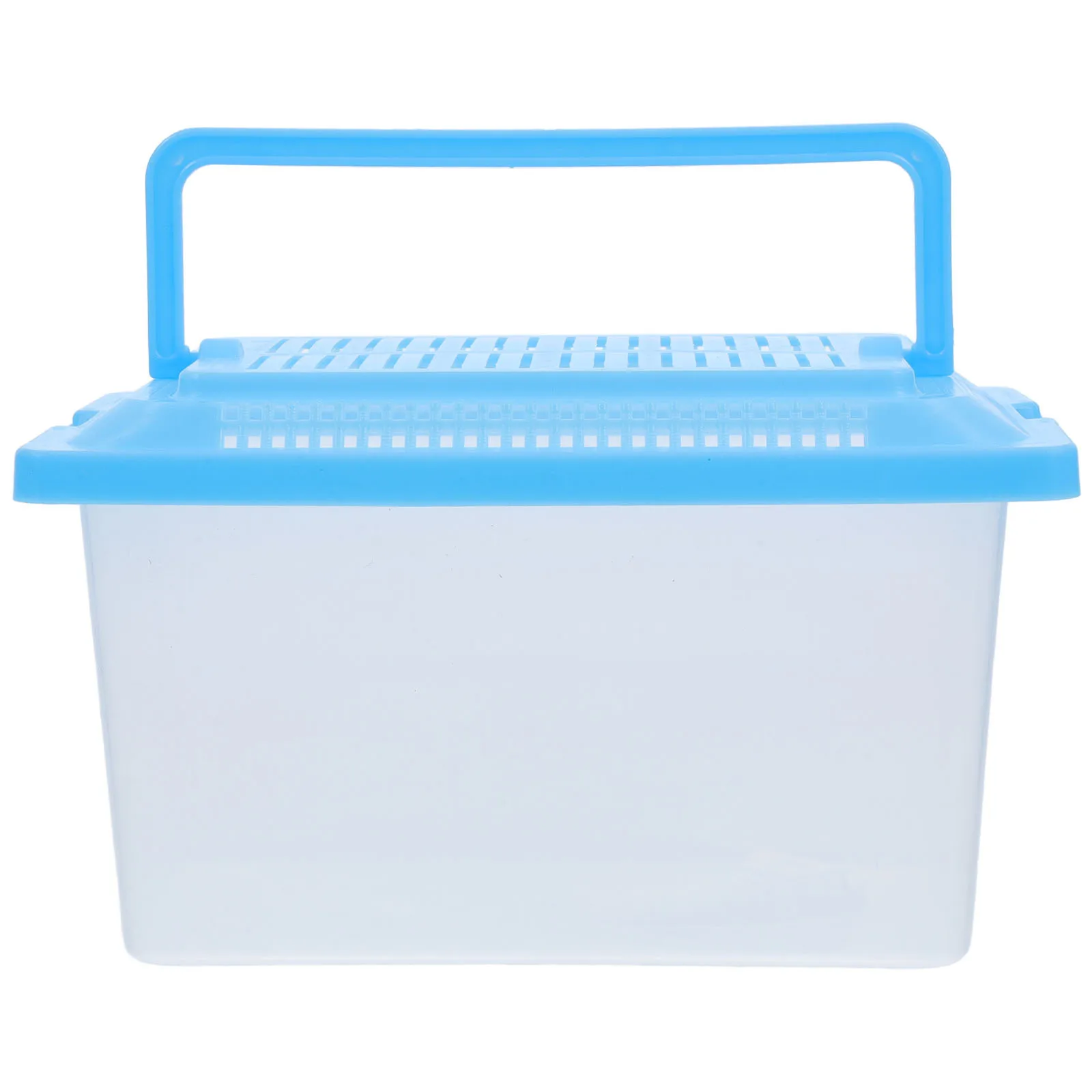 

Portable Turtle Tank Lightweight Compact Reptile Habitat Transparent Fish Box for Easy Feeding and Cleaning Handheld Aquarium