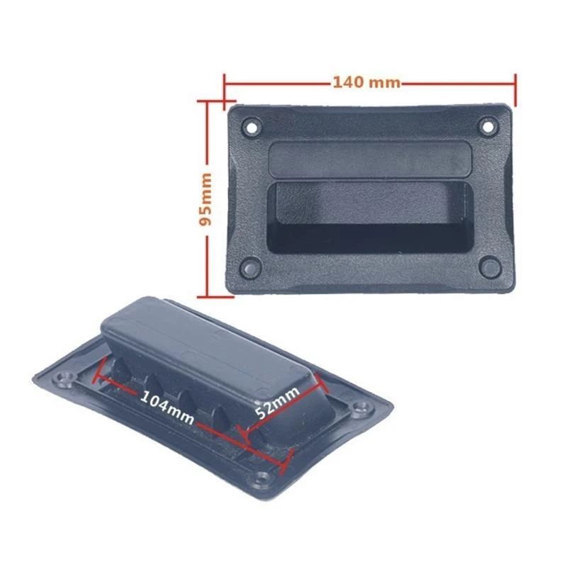 573A 가벼운 오목한 스피커 핸들을 여행 케이스 스크류 포함