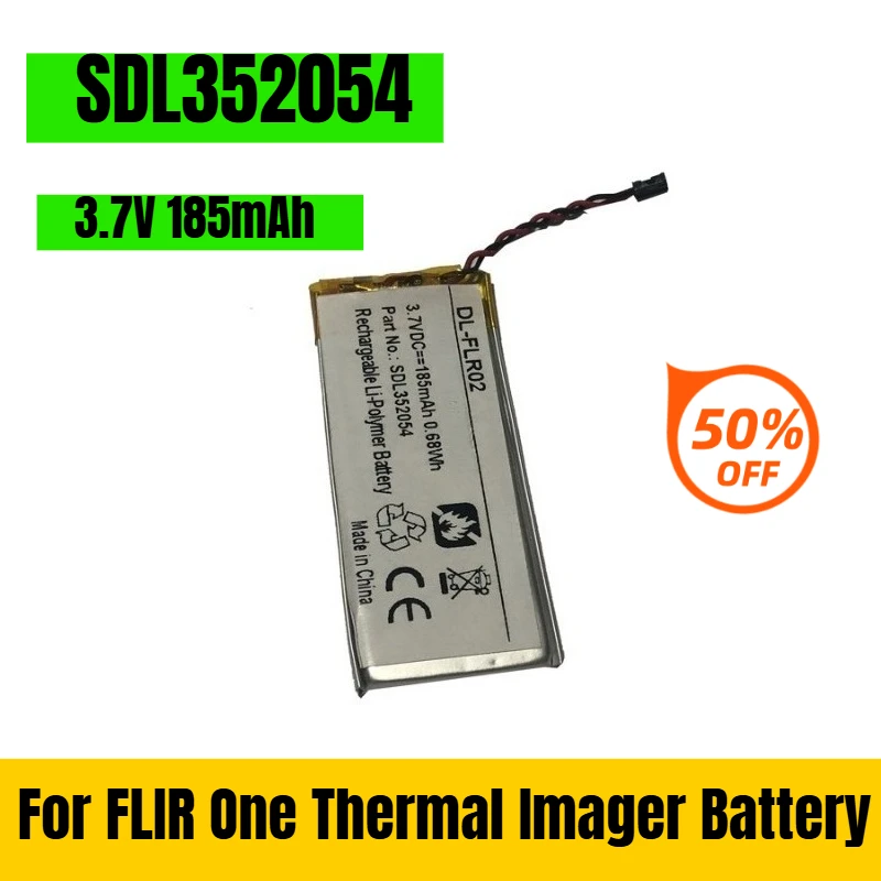 

3.7V 185mAh for FLIR One Thermal Imager Battery SDL352054