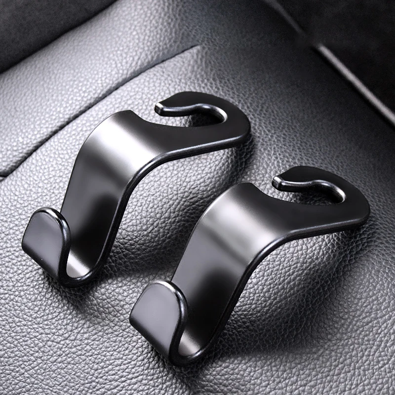 New 2PCS/Bag Multifunctional Hooks Car Back Seat Hook Hidden Car Rear Seat Strong Load-bearing Capacity Hook Simple Bracket