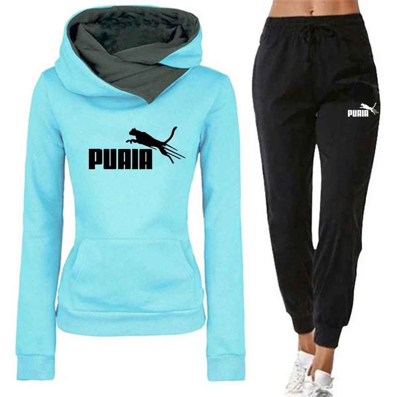 Damen-Set/Hoodie/Hose Trainingsanzug Langarm-Hoodie Sweatshirts Outdoor Freizeitkleidung Sportbekleidung Herbst Winter Einzeloberteile Hosen – Detail 3
