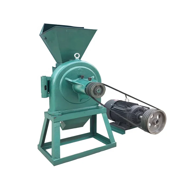 Diesel electric small corn and grain grinder