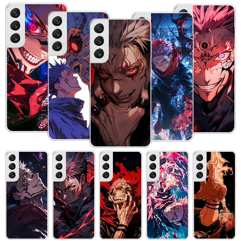 Kaisen J-Jujutsu Itadori Yuji Phone Case For Samsung Galaxy S25 S24 S23 S22 S21 S20 Ultra S24 FE S10 Plus S25Ultra Fundas Cover