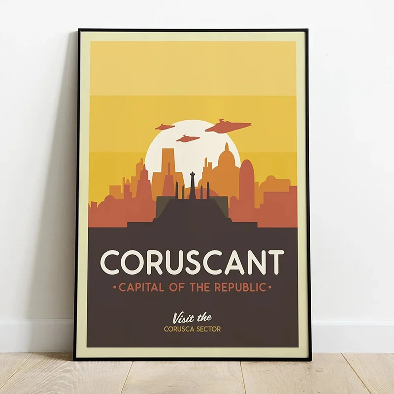 Modern Star Planet Poster Galaxy Attraction Wall Art Canvas Print Movie Wars Cover Landscape Painting Room Home Decor Gift - Image 5