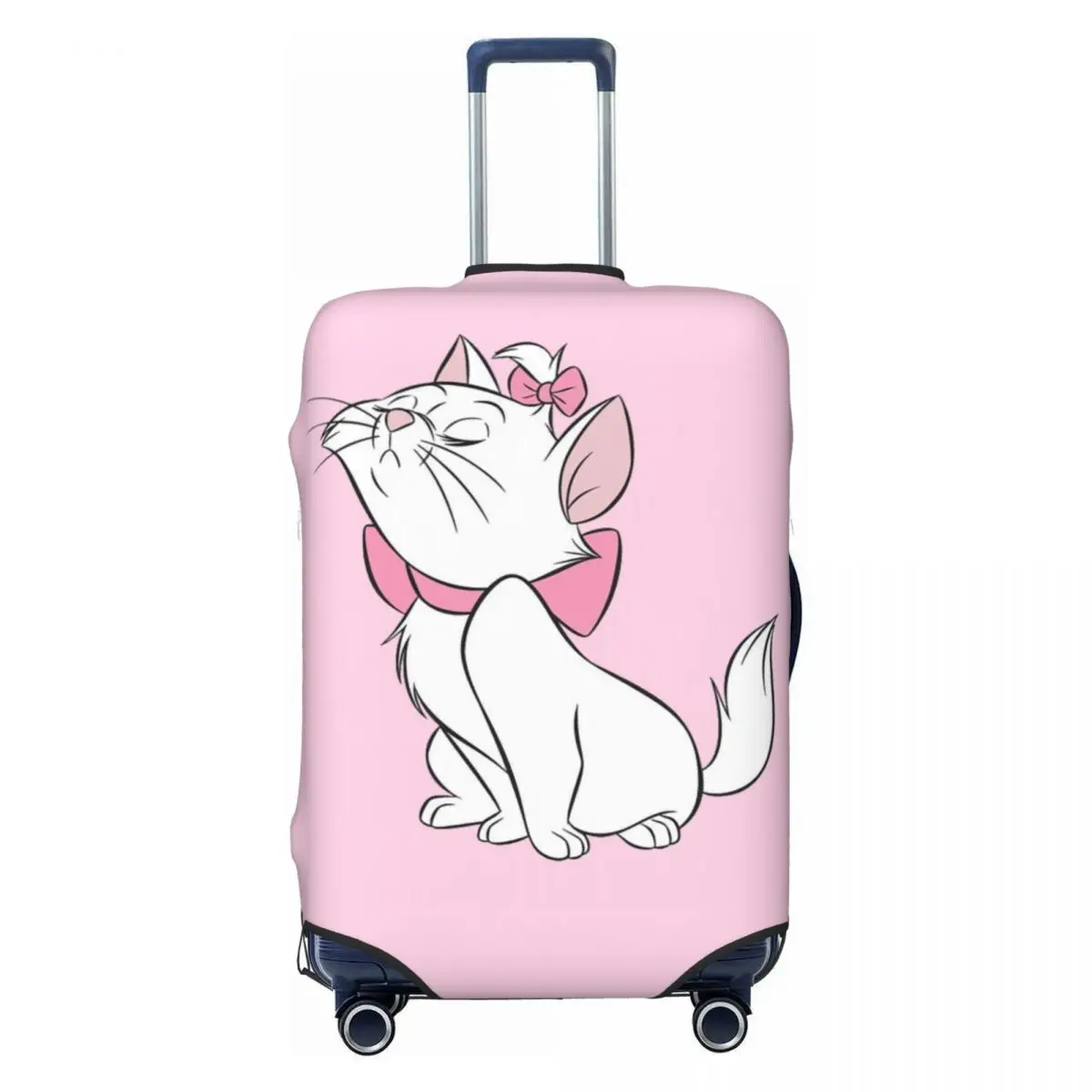 

Custom Kitten Marie Cute Luggage Cover Protector Cute Girly Animal Travel Suitcase Protective Cover for 18-32 Inch