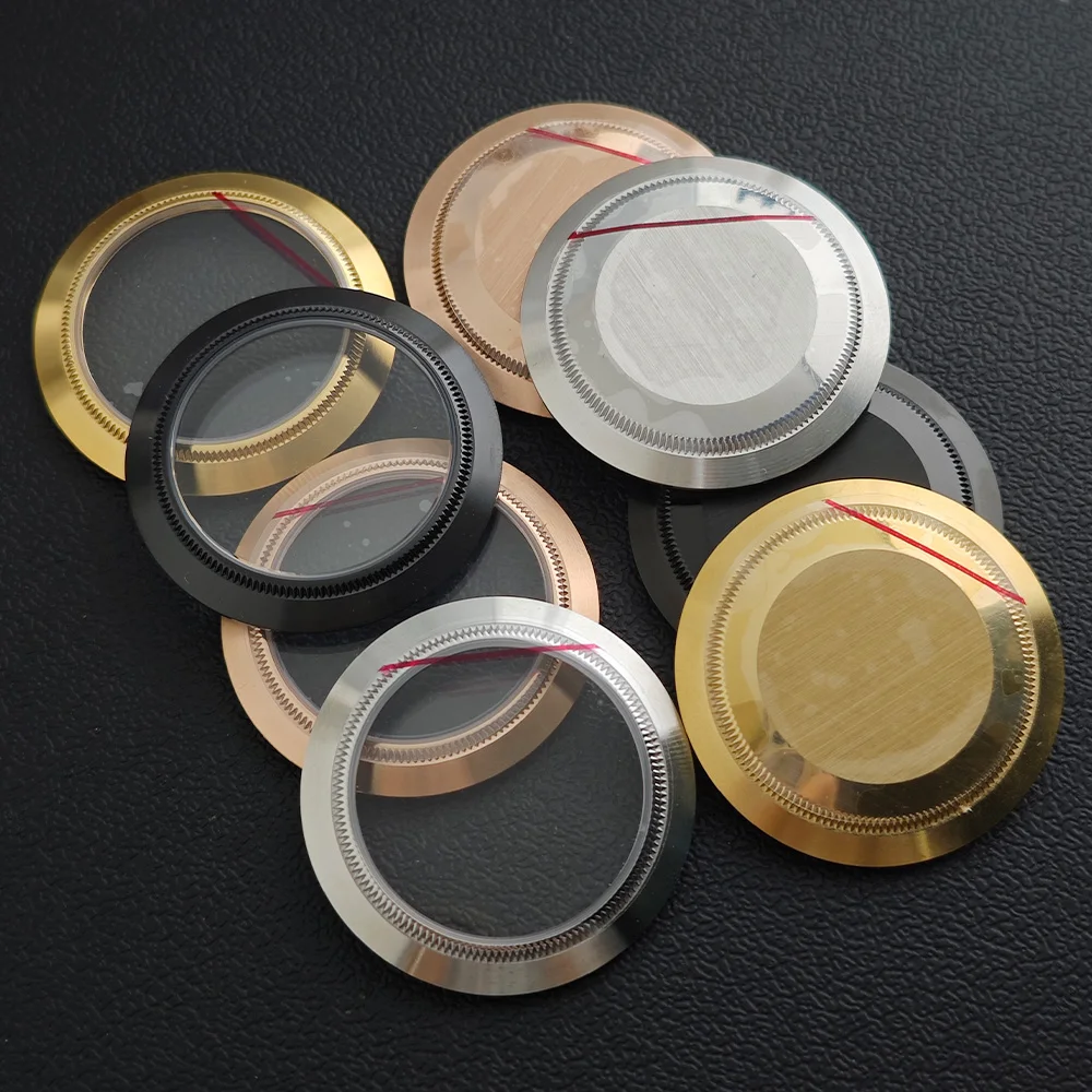 High Quality NH35 NH36 Steel Lower Case 41mm, Transparent and Opaque Watch Back, Watch Modification Parts Accessories 35.5/30.8