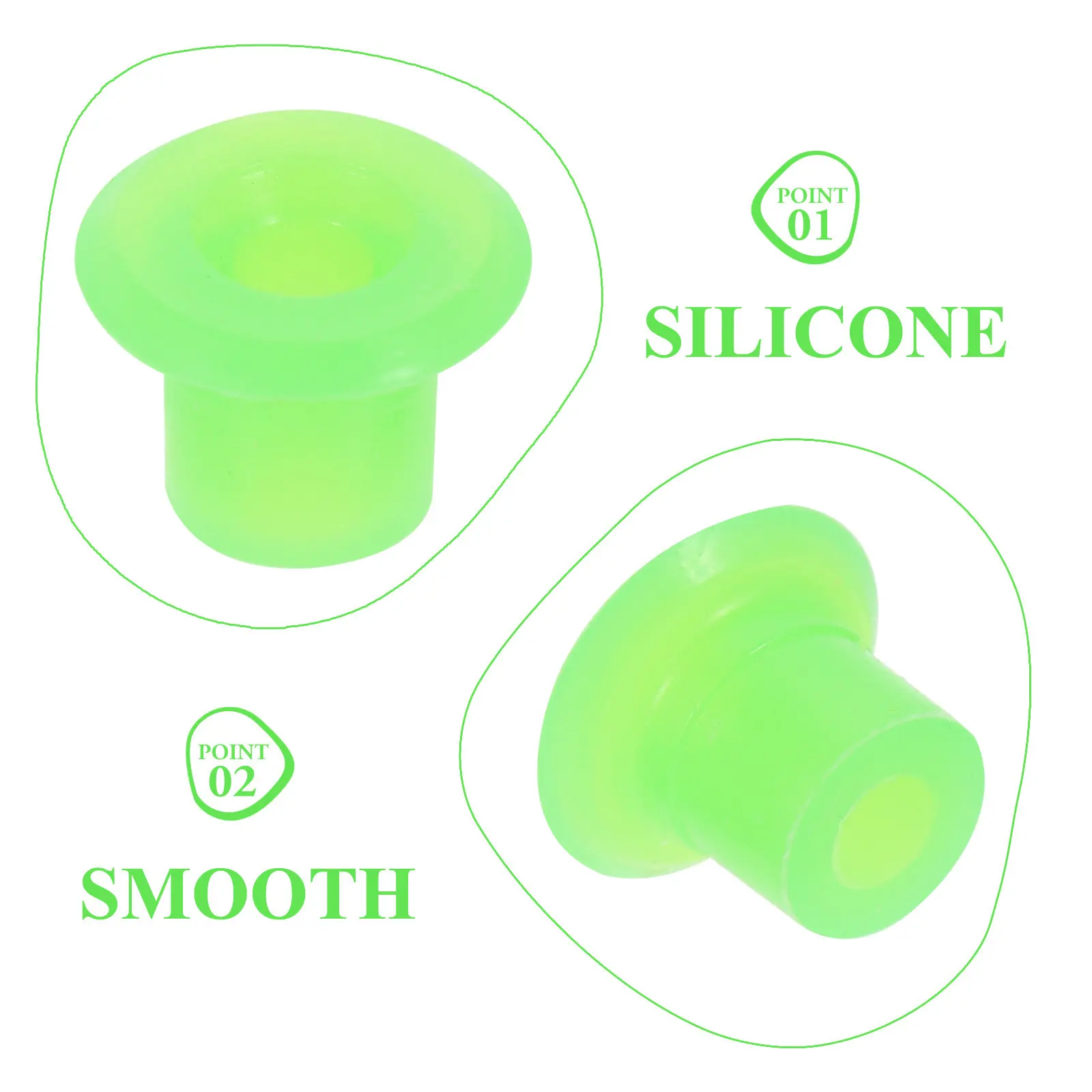 

1 Box Tattoos Needle Grommets Silicone Material Disposable Tattooing Needle Cushions for Professional Use Machine