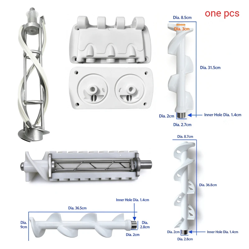 Replacement Parts for Mixue DM985 Ice Cream Machine Beater Support Bushing Outlet Valve Drip Tray Seal Bushing Beater Shaft