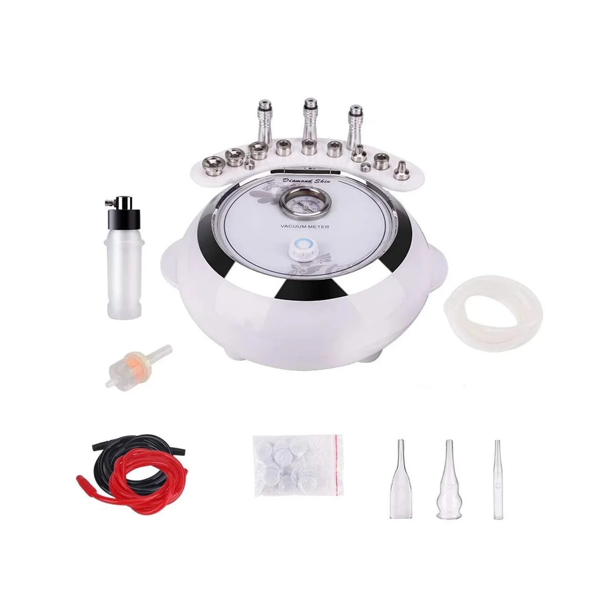Алмазная машина для микродермабразии 3-в-1 Профессиональное оборудование для дермабразии кожи лица для домашнего использования с вилкой европейского стандарта