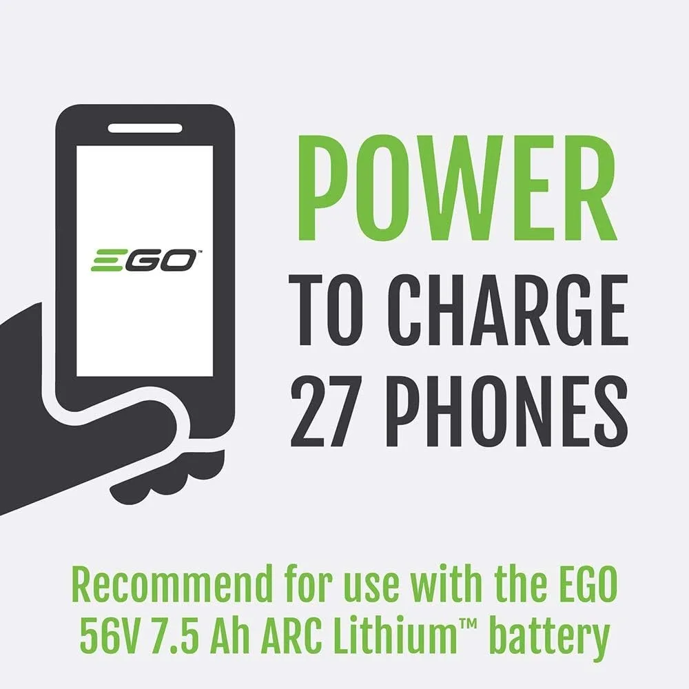 مولد عاكس محمول، 150 وات، تشغيل هادئ، مخرج تيار متردد ومنافذ USB، البطارية غير متضمنة #3