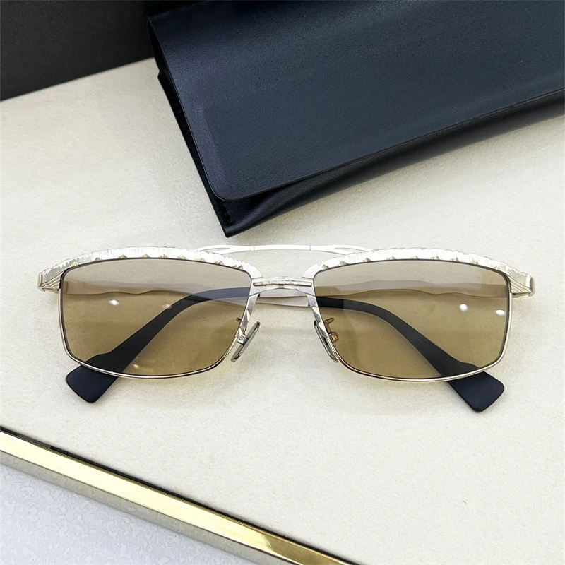 Rectangle Maske H57 Germany Brand KUB Female Male Sunglasses Women Men Alloy Outdoor Alloy Business Eyewear Luxury Shades