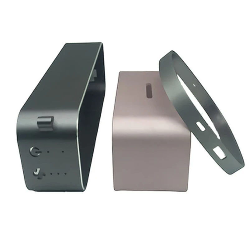 

CNC Parts Rapid Metal Prototyping Custom Aluminum Alloy Stamped & Bended Electronic Enclosure / CNC Machined Housing Set