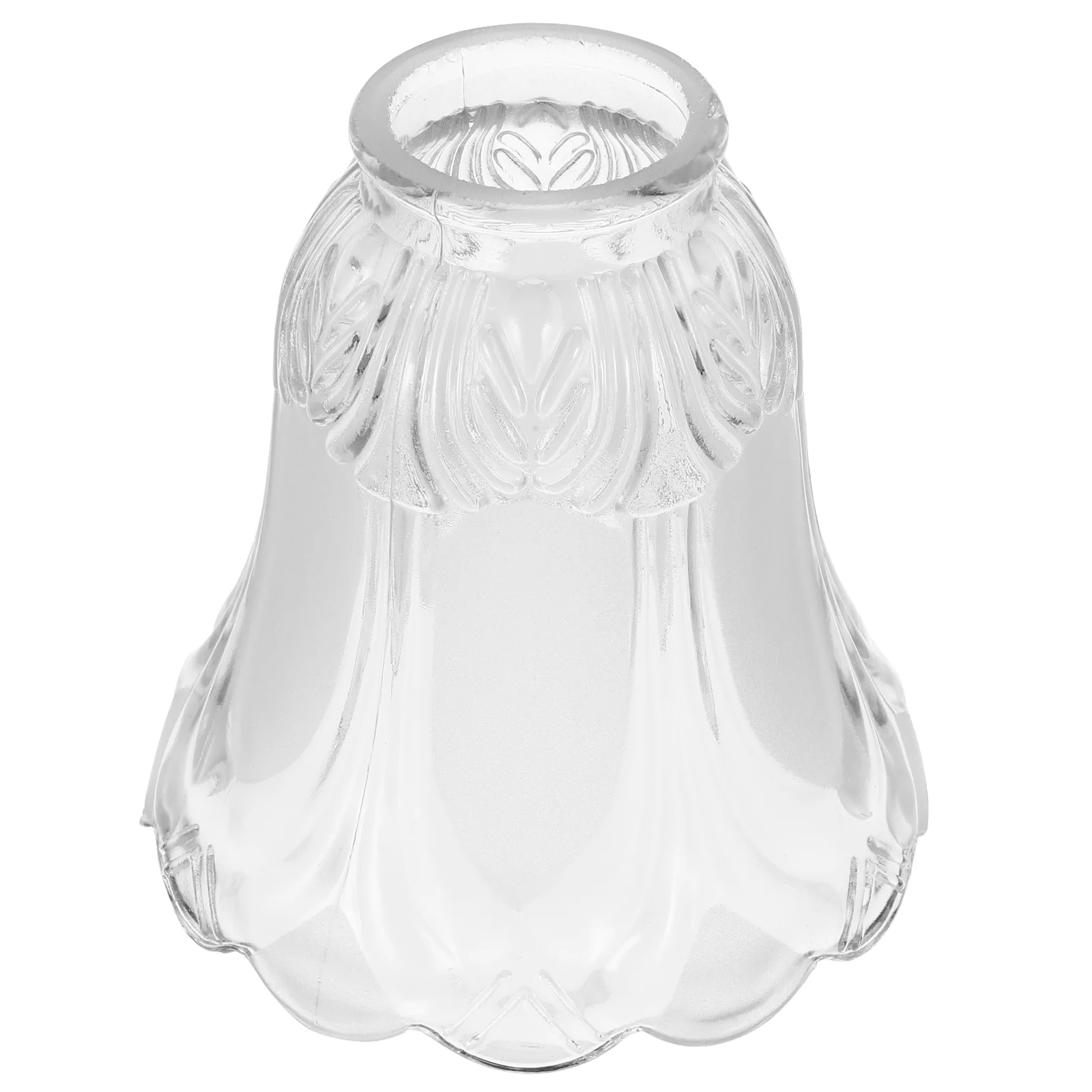 

Frosted Glass Lampshade Shades Light Bulb Cage Ceiling Fan Household Covers for Bare Pendant