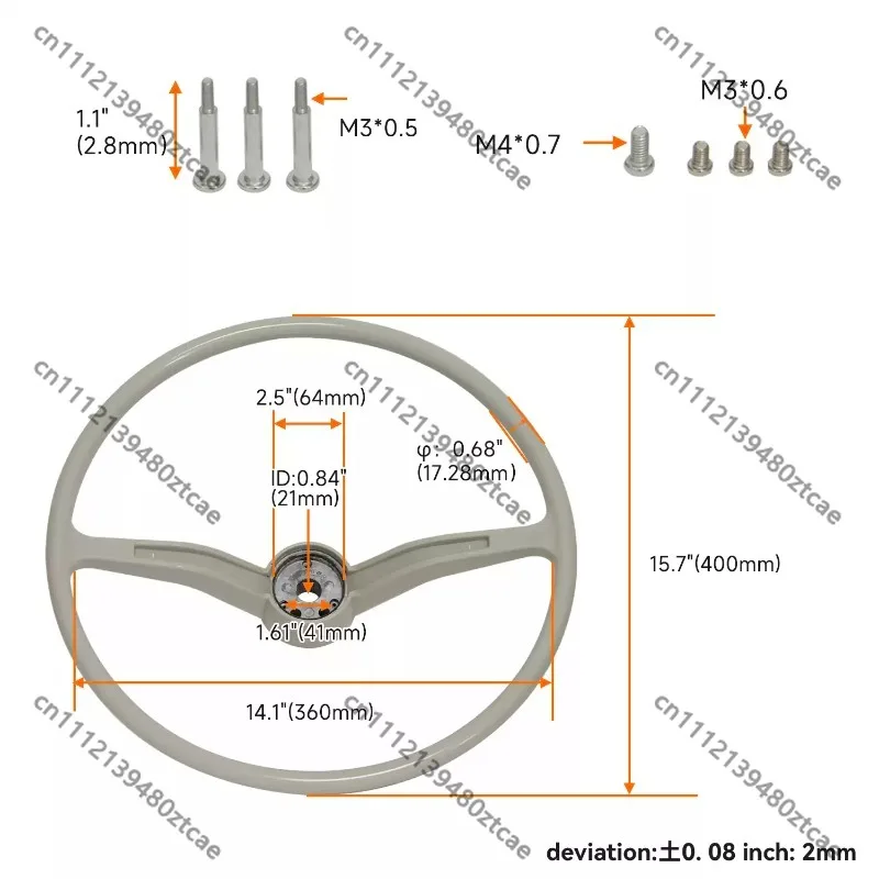 Custom‑Fit Modified Car Steering Wheel, Interior Racing Steering Wheel, Aftermarket Replacement Accessory