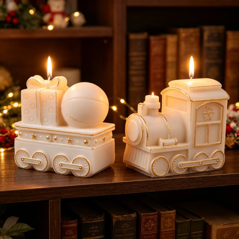 3D Christmas Train Silicone Ca - Home Fragrance Gingerbread recension och pris