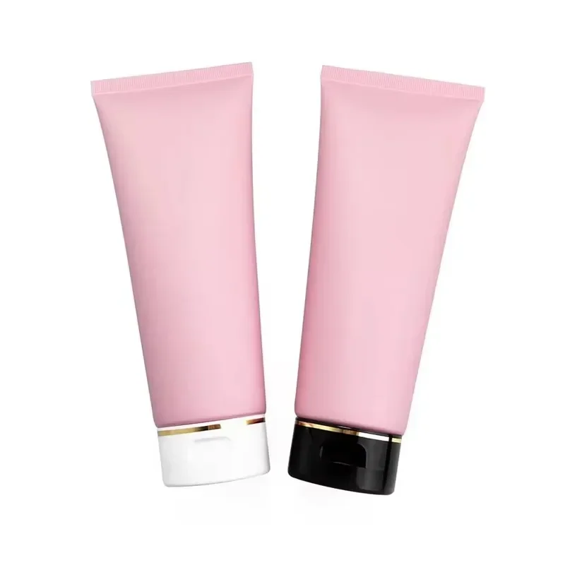 

10/30/50 шт., 200 мл, матовый розовый мягкий шланг, тюбики для очищения лица, тюбик для крема для лица, флакон для эссенции, лосьона, косметический контейнер, оптовая продажа