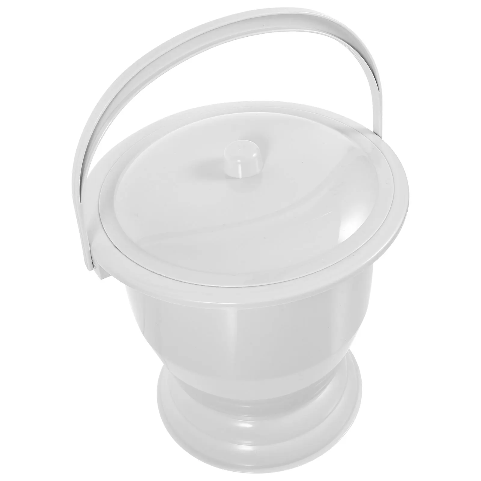 

Portable Chamber Pot Reusable Plastic Urinal With Lid For Adults Elderly Home Hospital Lightweight Compact Leakproof Easy Clean