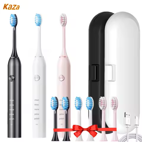 Electric Toothbrush for Adults Sonic Vibration Dental Tooth Whitening Cleaner Rechargeable Oral Care Electric Tooth Brush