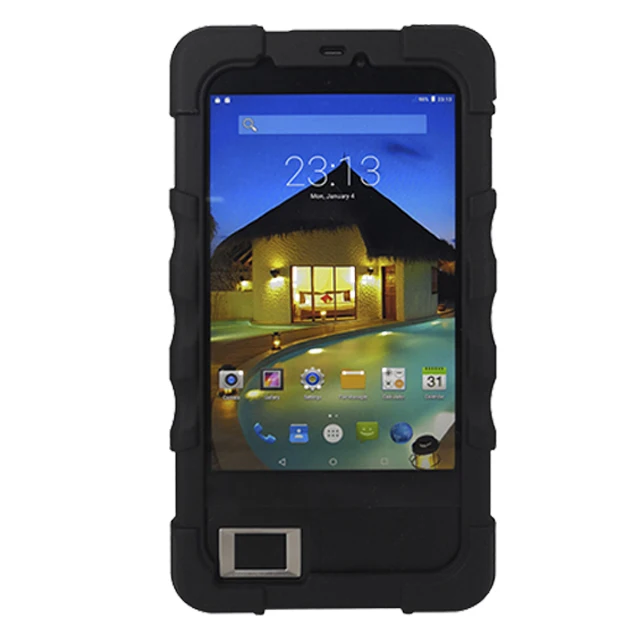 Outdoor Rugged 3G SMS GPS  Portable Fingerprint Reader Time Attendance with Built-in Battery  HF-FP07