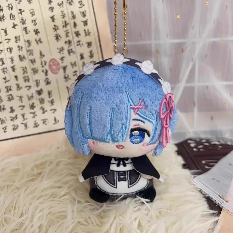 10cm Rem Plush Dolls Mini Re Life in a different world from Keychain Pendant Dolls Anime Stuffed Toys Kids Birthday Holiday Gift