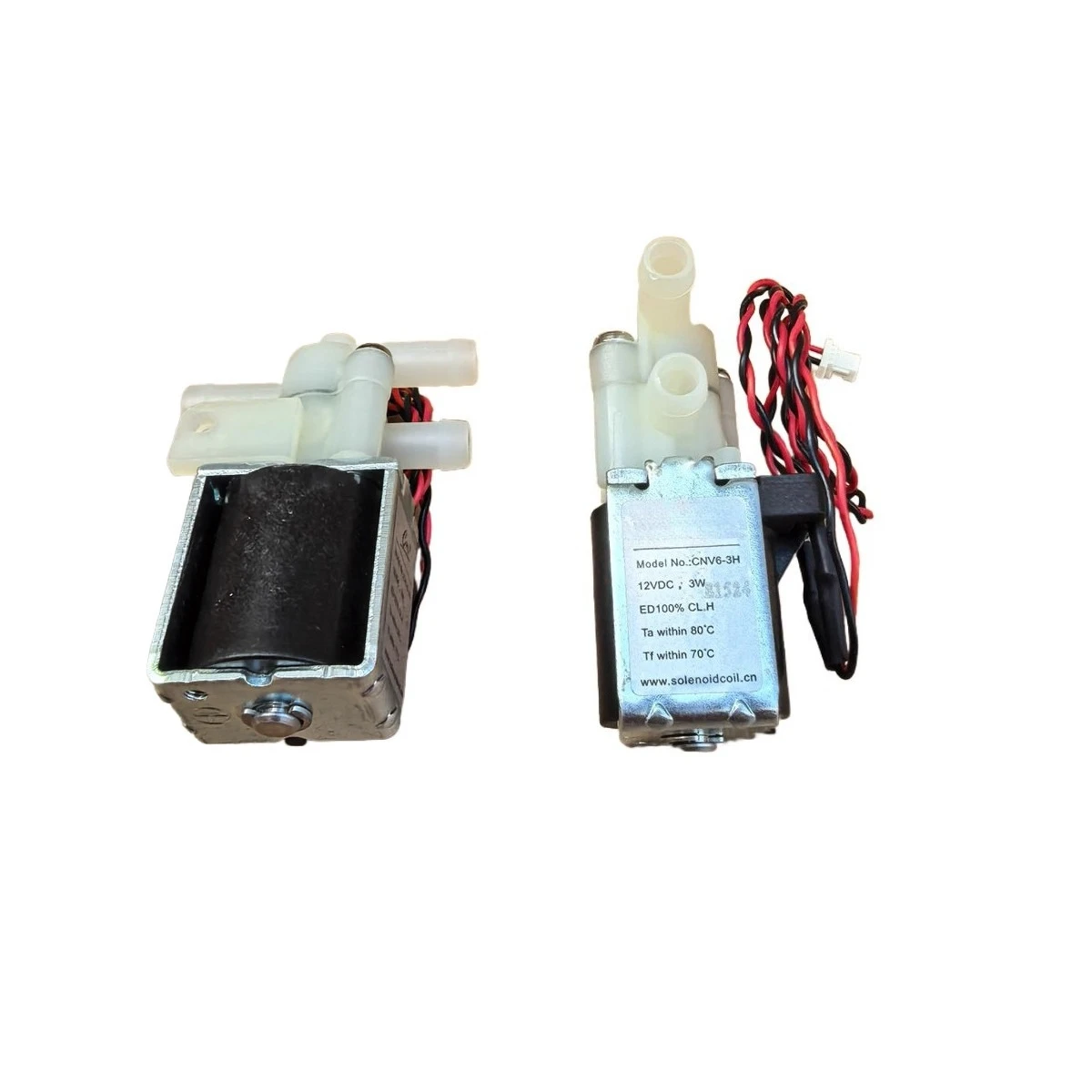For Ecovacs Robotic Vacuum Cleaner X1 T10 T20 Two Position Three-Way Solenoid Valve 12V 3W CNV6-3H Vacuum Cleaner Accessories
